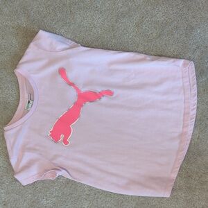 Pink puma tshirt